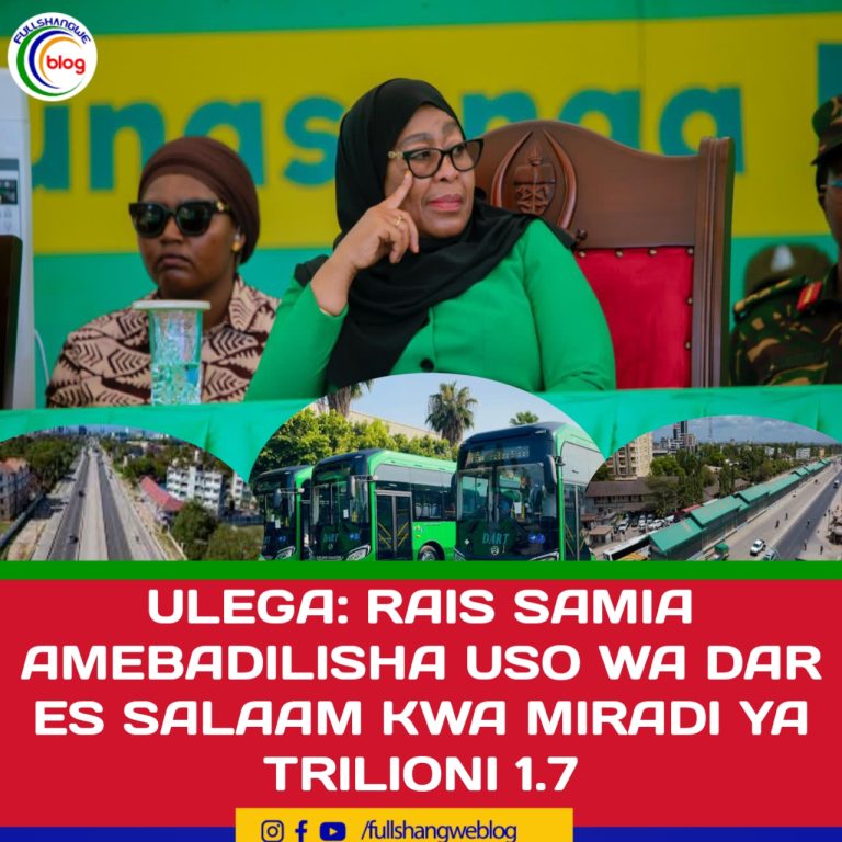 ULEGA: RAIS SAMIA AMEBADILISHA USO WA DAR ES SALAAM KWA MIRADI YA TRILIONI 1.7