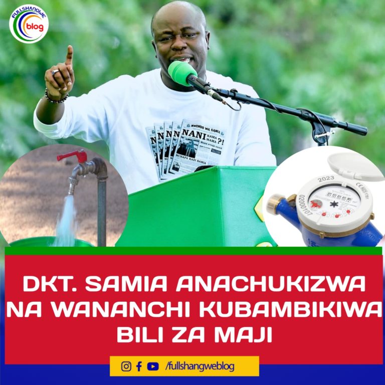 DKT. SAMIA SULUHU ANACHUKIZWA NA WANANCHI KUBAMBIKIWA BILI ZA MAJI