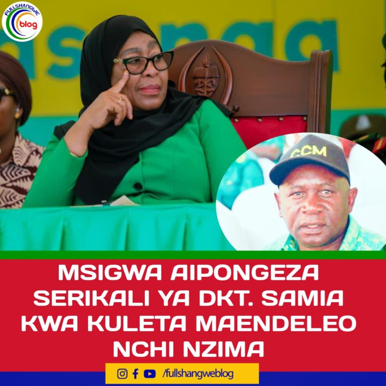 MSIGWA AIPONGEZA SERIKALI YA DKT. SAMIA KWA KULETA MAENDELEO NCHI NZIMA