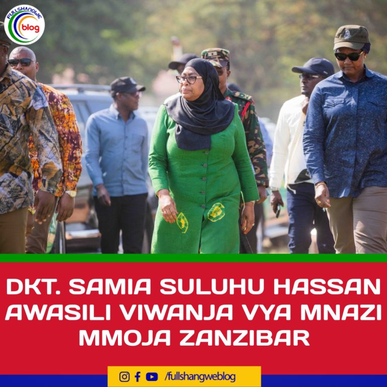 DKT. SAMIA SULUHU HASSAN AWASILI VIWANJA VYA MNAZI MMOJA ZANZIBAR