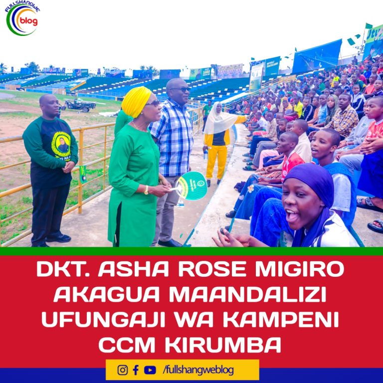 DKT. ASHA ROSE MIGIRO AKAGUA MAANDALIZI YA UFUNGAJI WA KAMPENI CCM KIRUMBA
