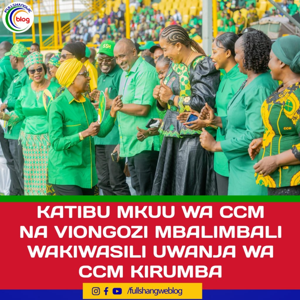 KATIBU MKUU WA CCM NA VIONGOZI MBALIMBALI WAKIWASILI UWANJA WA CCM KIRUMBA