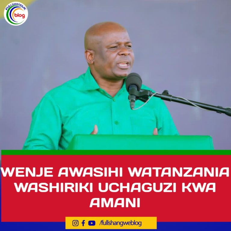 WENJE AWASIHI WATANZANIA WASHIRIKI UCHAGUZI KWA AMANI