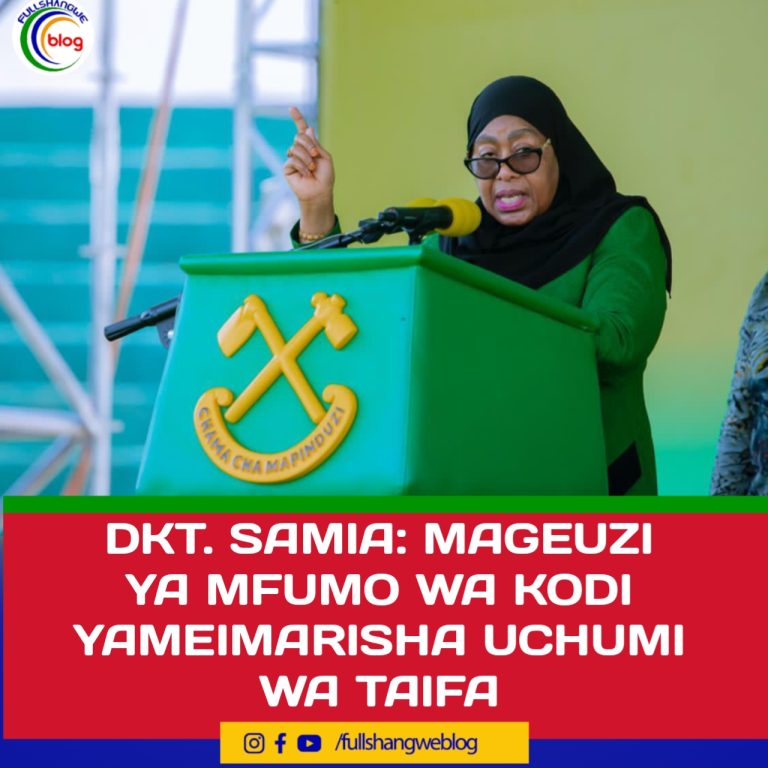 DKT. SAMIA: MAGEUZI YA MFUMO WA KODI YAMEIMARISHA UCHUMI WA TAIFA