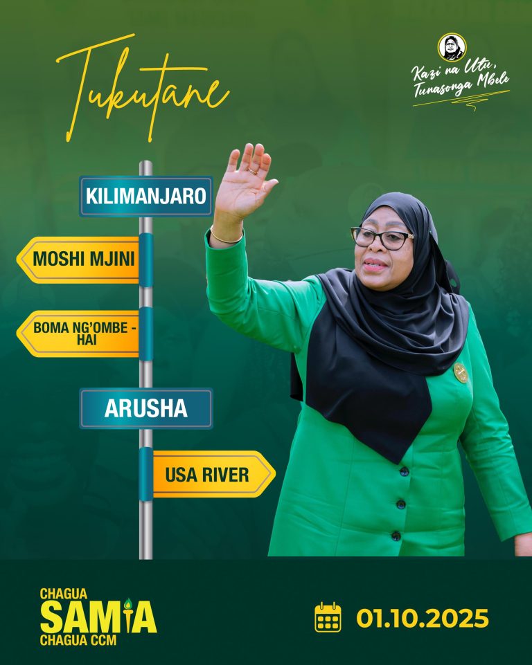 MGOMBEA WA CCM KUUNGURUMA KILIMANJARO NA ARUSHA LEO