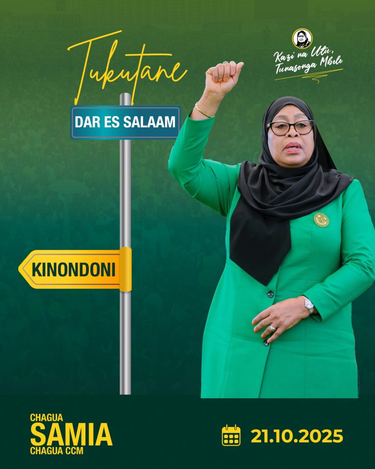 LEO NI KINONDONI: DKT. SAMIA KUENDELEA NA KAMPENI JIJINI DAR ES SALAAM