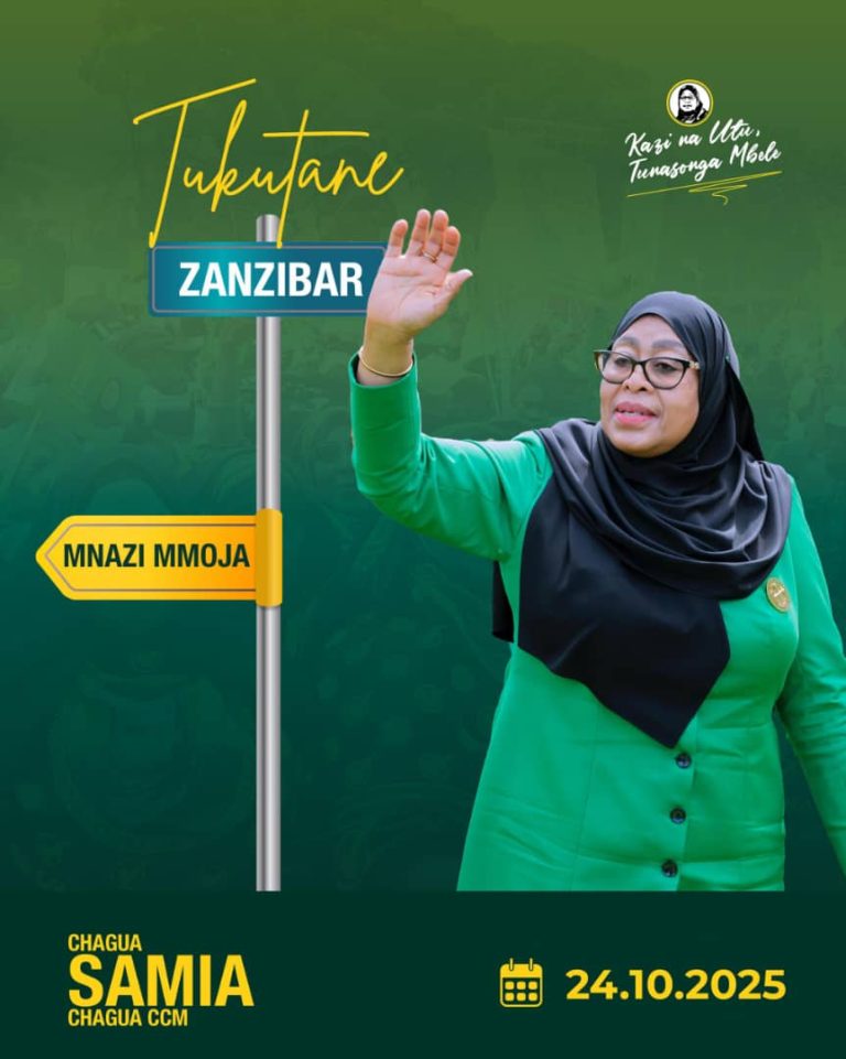 LEO NI MNAZI MMOJA- DKT. SAMIA KUENDELEA NA KAMPENI ZAKE  ZANZIBAR