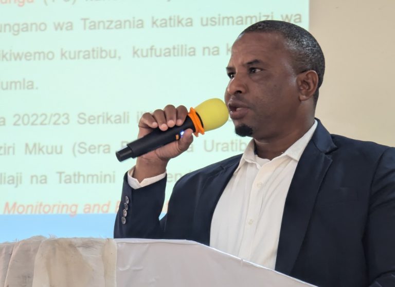 WAKUU WA VITENGO VYA UFUATILIAJI NA TATHMINI  WA SEKRETARIETI ZA MIKOA WAJENGEWA UWEZO WA MASUALA YA UFUATILIAJI NA TATHMINI NCHINI