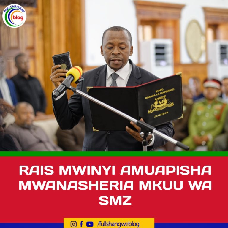 RAIS MWINYI AMUAPISHA MWANASHERIA MKUU WA SMZ