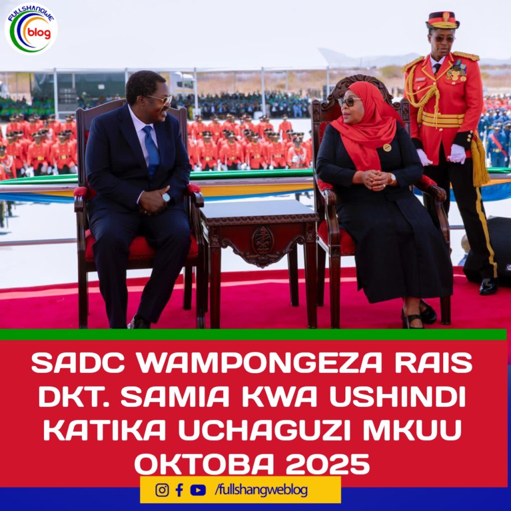 SADC WAMPONGEZA RAIS DKT. SAMIA KWA USHINDI KATIKA UCHAGUZI MKUU OKTOBA 2025