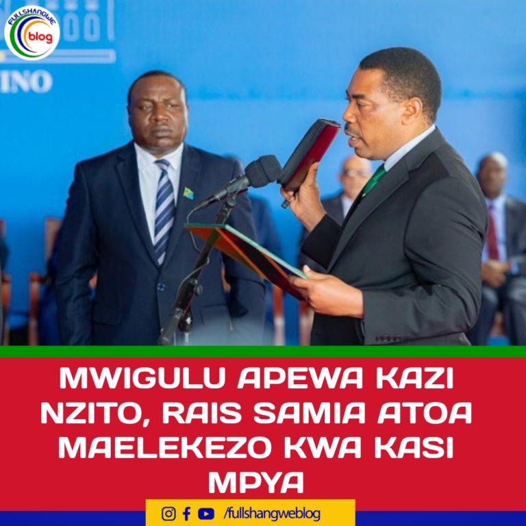MWIGULU APEWA KAZI NZITO, RAIS SAMIA ATOA MAELEKEZO KWA KASI MPYA