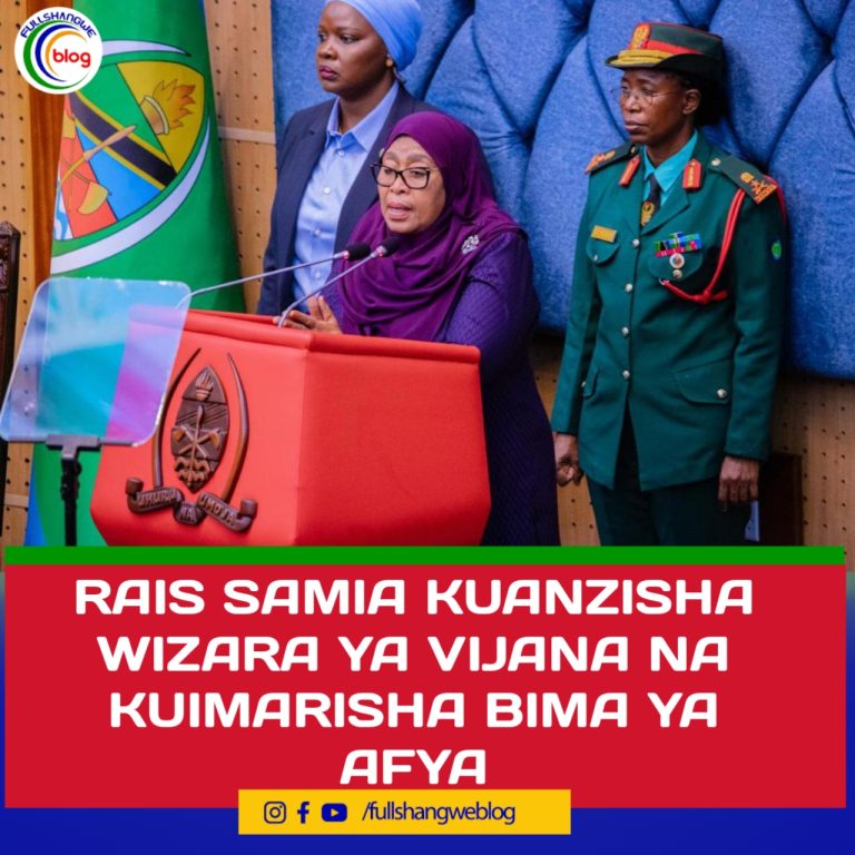 RAIS SAMIA KUANZISHA WIZARA YA VIJANA NA KUIMARISHA BIMA YA AFYA