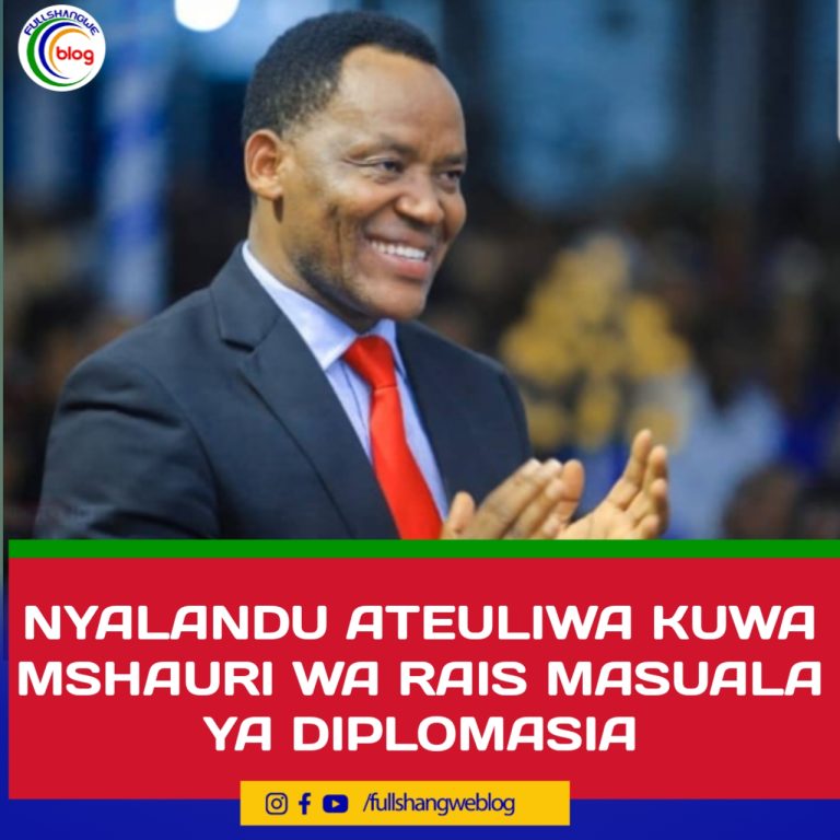 NYALANDU ATEULIWA KUWA MSHAURI WA RAIS MASUALA YA DIPLOMASIA