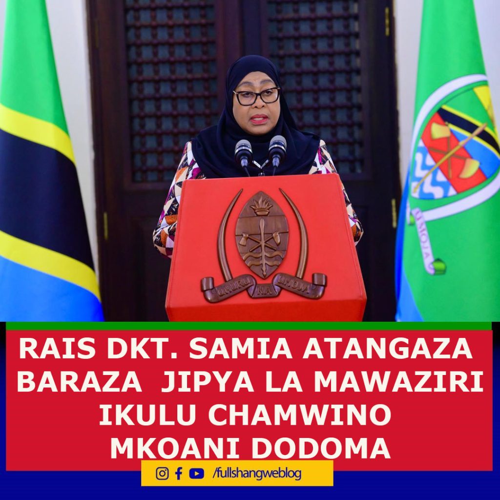 RAIS DKT. SAMIA ATANGAZA BARAZA JIPYA LA MAWAZIRI, IKULU CHAMWINO DODOMA 
