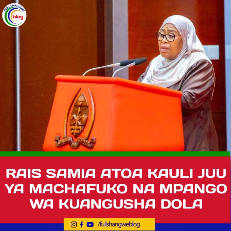 RAIS SAMIA ATOA KAULI JUU YA MACHAFUKO NA MPANGO WA KUANGUSHA DOLA