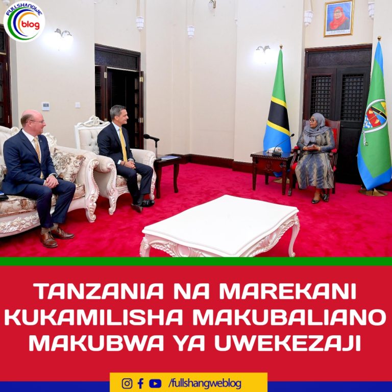 TANZANIA NA MAREKANI KUKAMILISHA MAKUBALIANO MAKUBWA YA UWEKEZAJI