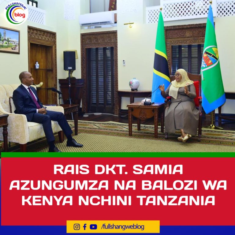 RAIS DKT. SAMIA AZUNGUMZA NA BALOZI WA KENYA NCHINI TANZANIA