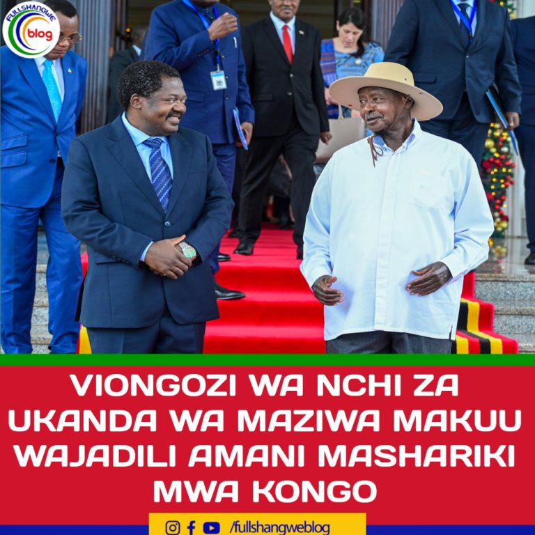VIONGOZI WA NCHI ZA UKANDA WA MAZIWA MAKUU WAJADILI AMANI MASHARIKI MWA KONGO