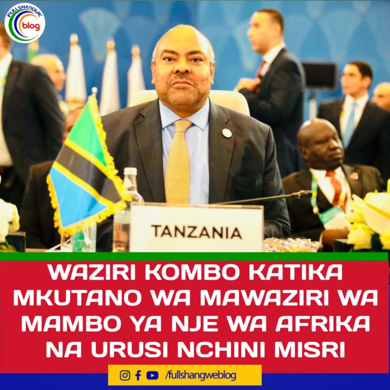 WAZIRI KOMBO KATIKA MKUTANO WA MAWAZIRI WA MAMBO YA NJE WA AFRIKA NA URUSI NCHINI MISRI