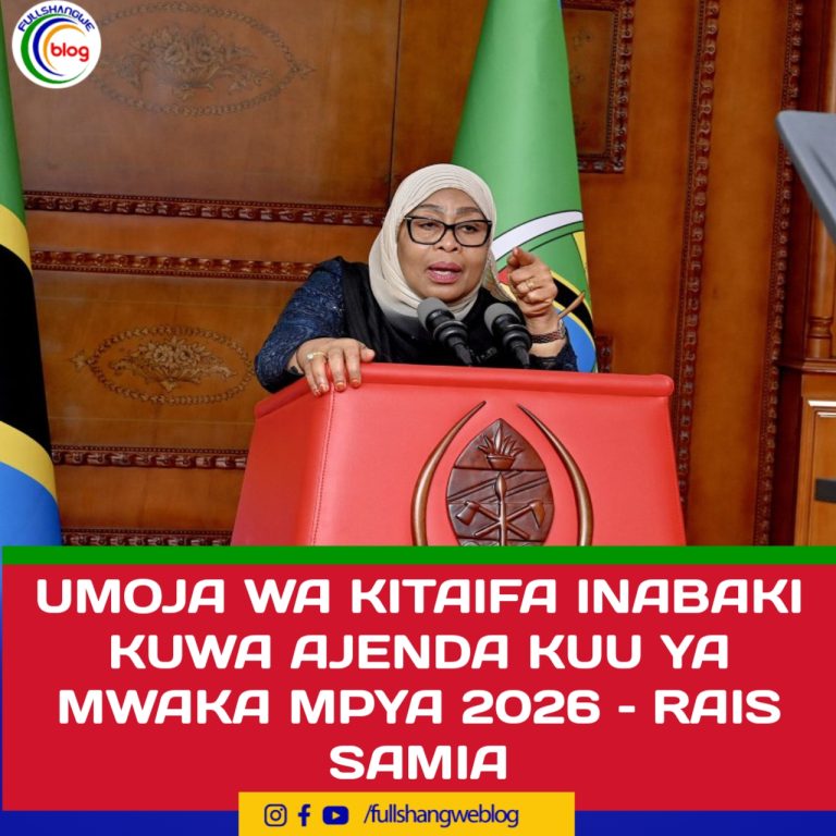 UMOJA WA KITAIFA INABAKI KUWA AJENDA KUU YA MWAKA MPYA 2026 – RAIS SAMIA