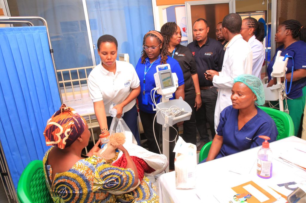 NMB YAKABIDHI VIFAA TIBA VYENYE THAMANI YA SH. MILIONI 15 KITUO CHA AFYA MAKOLE DODOMA