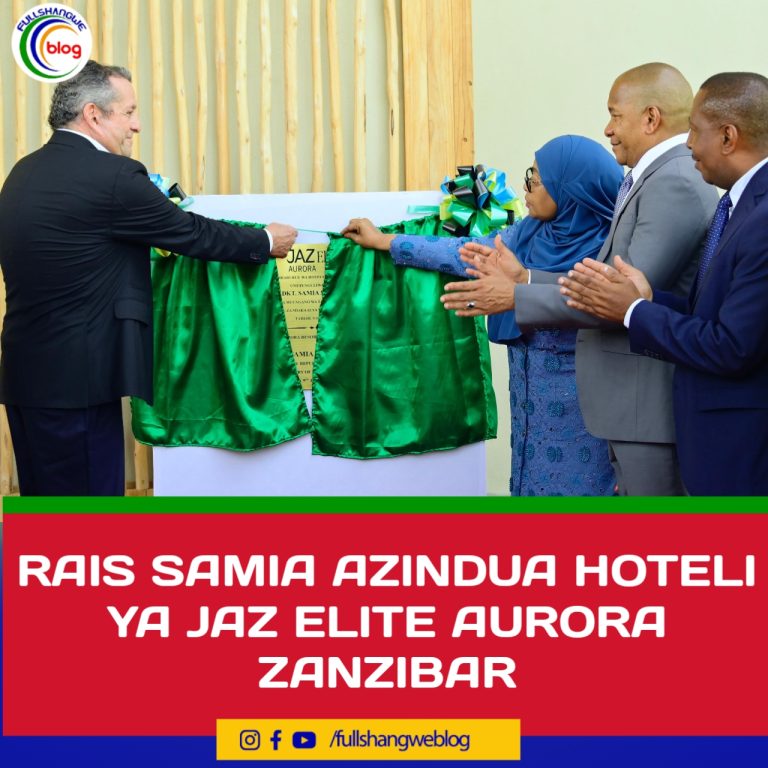 RAIS SAMIA AZINDUA HOTELI YA JAZ ELITE AURORA ZANZIBAR
