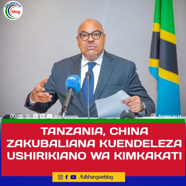 TANZANIA, CHINA ZAKUBALIANA KUENDELEZA USHIRIKIANO WA KIMKAKATI