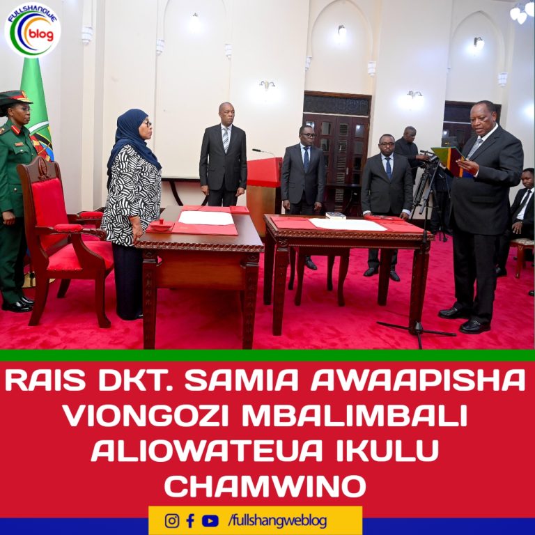 RAIS DKT. SAMIA AWAAPISHA VIONGOZI MBALIMBALI ALIOWATEUA IKULU CHAMWINO