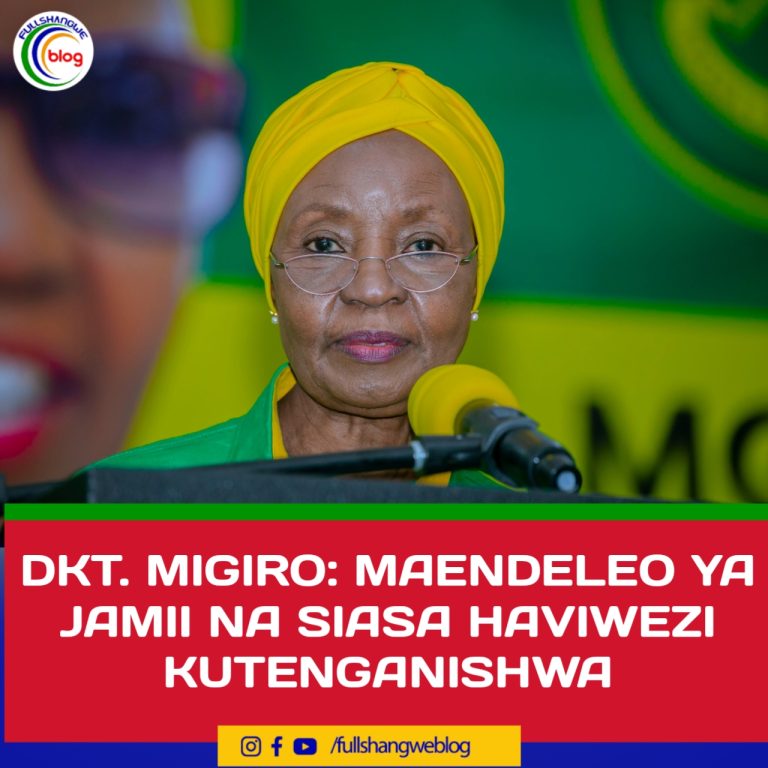 DKT. MIGIRO: MAENDELEO YA JAMII NA SIASA HAVIWEZI KUTENGANISHWA