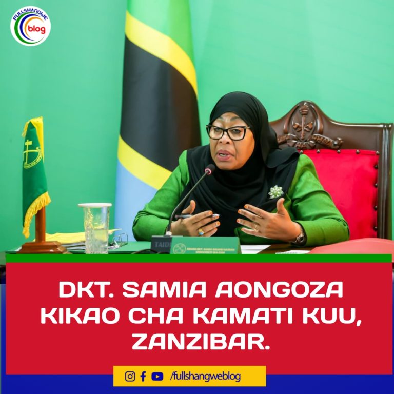 DKT. SAMIA AONGOZA KIKAO CHA KAMATI KUU, ZANZIBAR