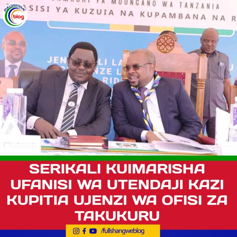 SERIKALI KUIMARISHA UFANISI WA UTENDAJI KAZI KUPITIA UJENZI WA OFISI ZA TAKUKURU