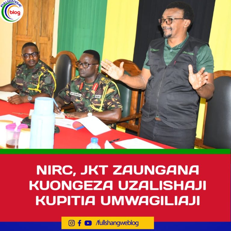 NIRC, JKT ZAUNGANA KUONGEZA UZALISHAJI KUPITIA UMWAGILIAJI