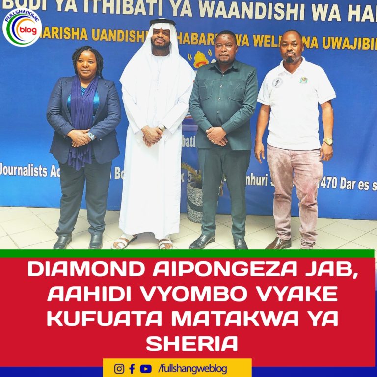 DIAMOND AIPONGEZA JAB, AAHIDI VYOMBO VYAKE KUFUATA MATAKWA YA SHERIA