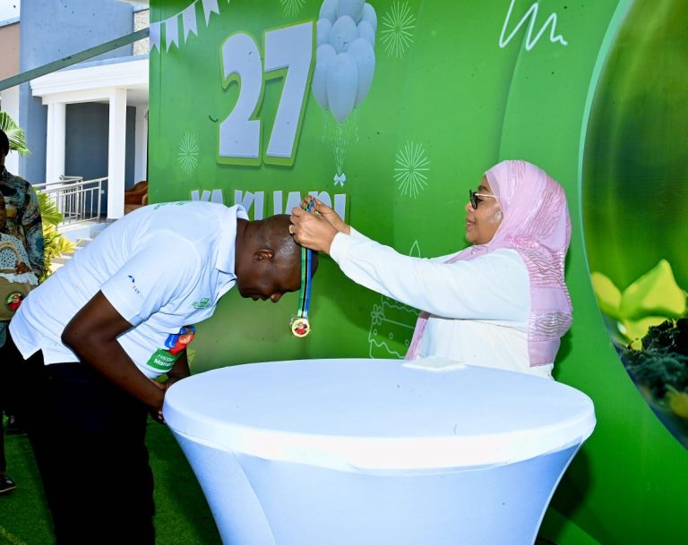 RAIS SAMIA APONGEZA JUHUDI ZA KAMPUNI YA BIA YA SERENGETI KATIKA UTUNZAJI WA MAZINGIRA