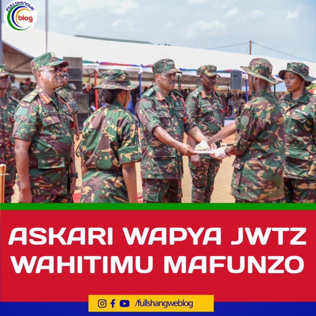 ASKARI WAPYA JWTZ WAHITIMU MAFUNZO