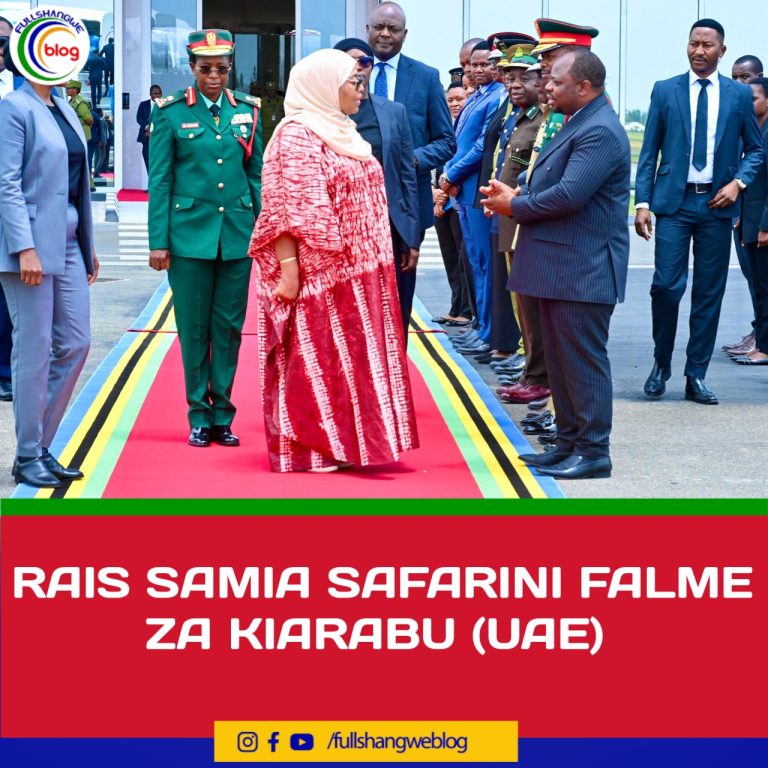 RAIS SAMIA SAFARINI FALME ZA KIARABU (UAE)