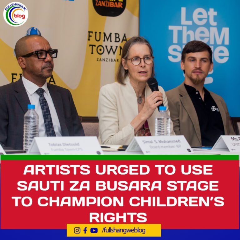ARTISTS URGED TO USE SAUTI ZA BUSARA STAGE TO CHAMPION CHILDREN’S RIGHTS