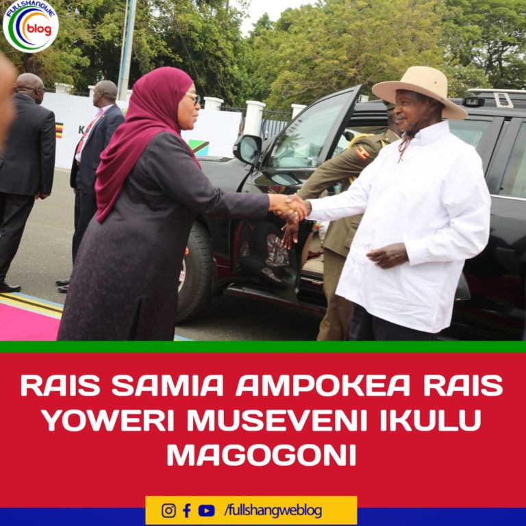 RAIS SAMIA AMPOKEA RAIS YOWERI MUSEVENI NA KUFANYA NAYE MAZUNGUMZO