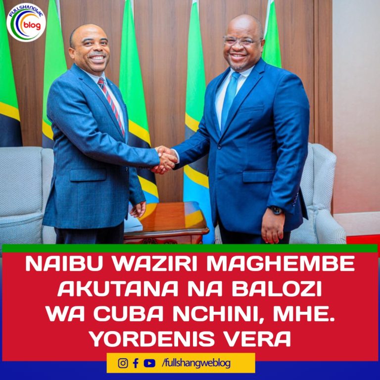 NAIBU WAZIRI MAGHEMBE AKUTANA NA BALOZI WA CUBA NCHINI, MHE. YORDENIS VERA
