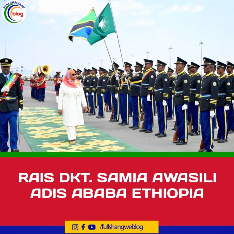 RAIS DKT. SAMIA AWASILI ADIS ABABA ETHIOPIA