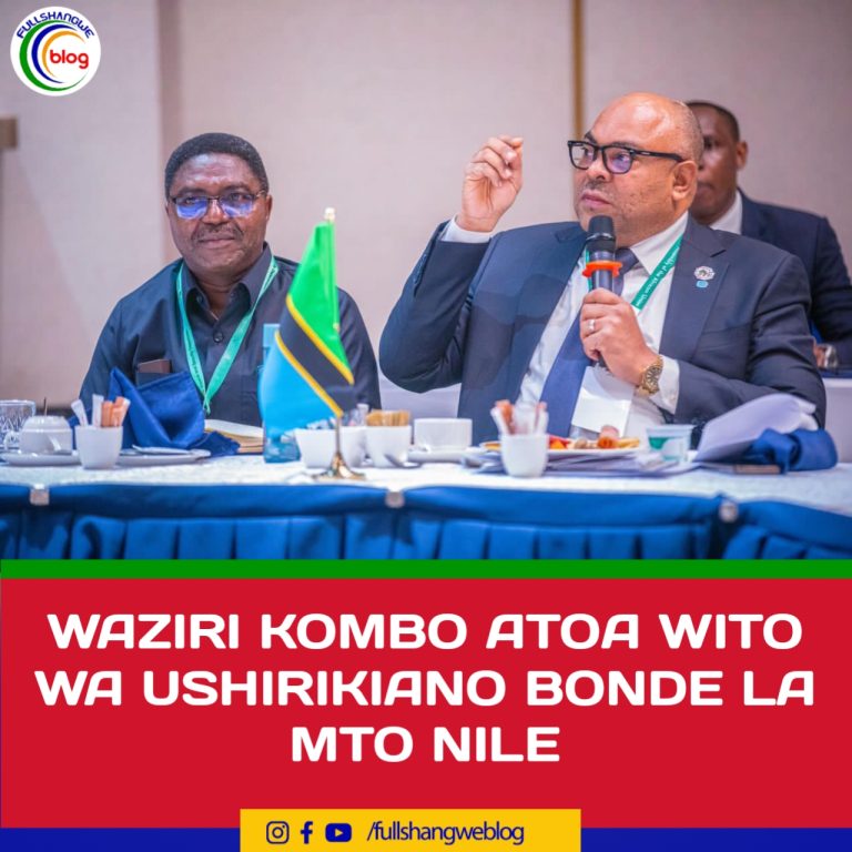 WAZIRI KOMBO STOP WITO WA USHIRIKIANO BONDE LA MTO NILE