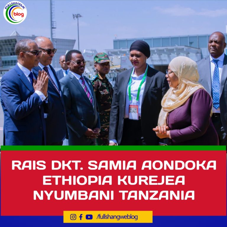 RAIS DKT. SAMIA AONDOKA ETHIOPIA KUREJEA NYUMBANI TANZANIA
