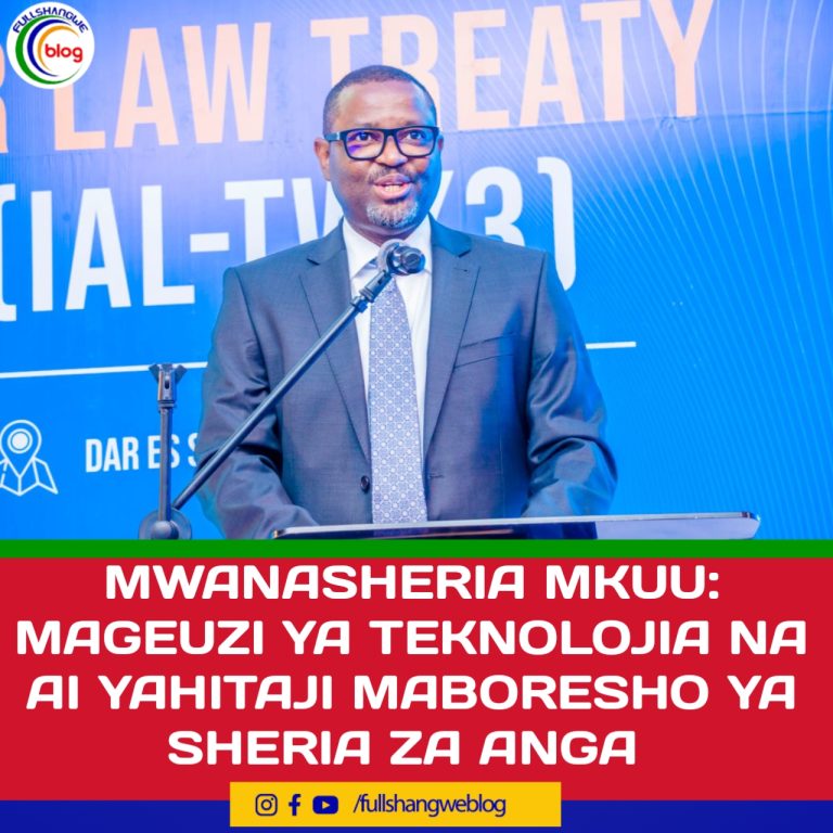 MWANASHERIA MKUU: MAGEUZI YA TEKNOLOJIA NA AI YAHITAJI MABORESHO YA SHERIA ZA ANGA