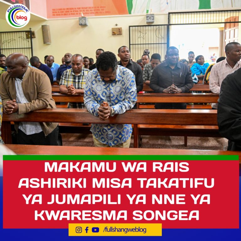 MAKAMU WA RAIS ASHIRIKI MISA TAKATIFU YA JUMAPILI YA NNE YA KWARESMA SONGEA