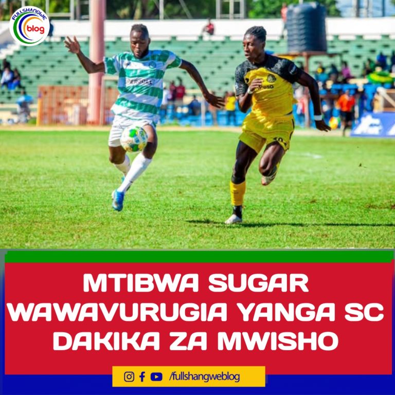 MTIBWA SUGAR WAWAVURUGIA YANGA SC DAKIKA ZA MWISHO