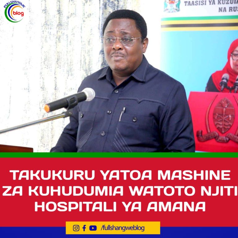 TAKUKURU YATOA MASHINE ZA KUHUDUMIA WATOTO NJITI HOSPITALI YA AMANA