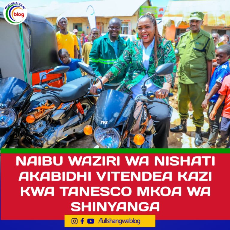 NAIBU WAZIRI WA NISHATI AKABIDHI VITENDEA KAZI KWA TANESCO MKOA WA SHINYANGA