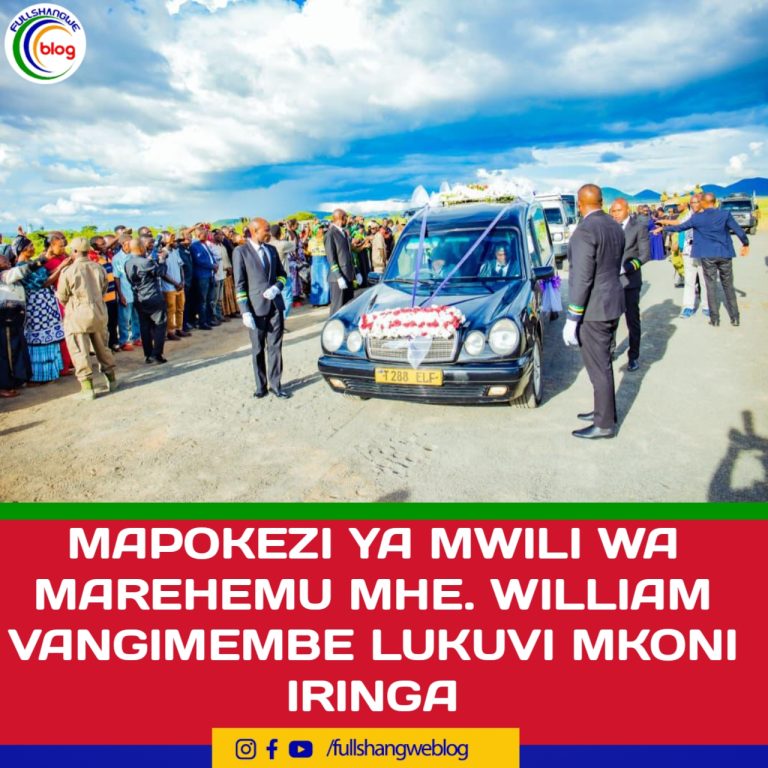 MAPOKEZI YA MWILI WA MAREHEMU MHE. WILLIAM VANGIMEMBE LUKUVI MKONI IRINGA