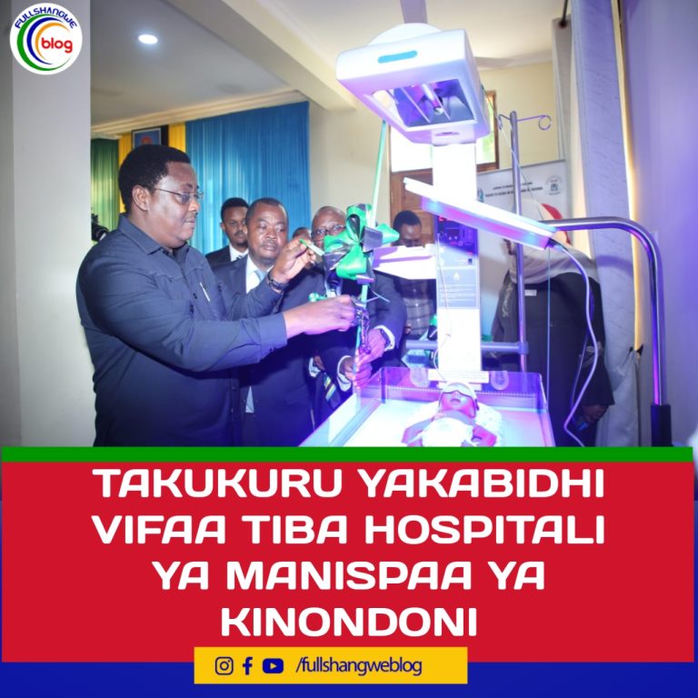 TAKUKURU YAKABIDHI VIFAA TIBA HOSPITALI YA MANISPAA YA KINONDONI