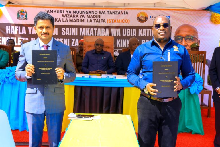 STAMICO, PLANET ONE ZASAINI MKATABA WA KIHISTORIA UCHIMBAJI MADINI YA KINYWE MIRERANI